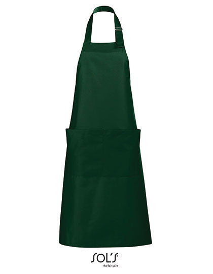 Long Apron Gala in Bottle Green, Größe 75 x 90 cm