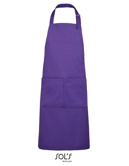 Long Apron Gala in Dark Purple, Größe 75 x 90 cm
