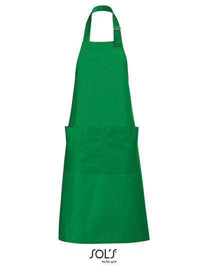 Long Apron Gala in Kelly Green, Größe 75 x 90 cm