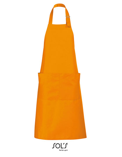 Long Apron Gala in Orange, Größe 75 x 90 cm