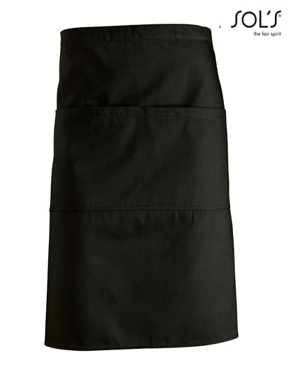 Medium Apron Greenwich in Deep Black, Größe 90 x 65 cm