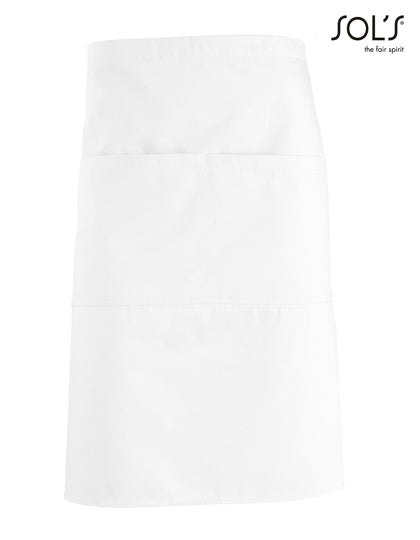Medium Apron Greenwich in White, Größe 90 x 65 cm