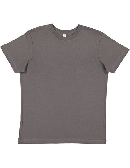 Youth Fine Jersey T-Shirt in Charcoal, Größe XL (146-152cm)