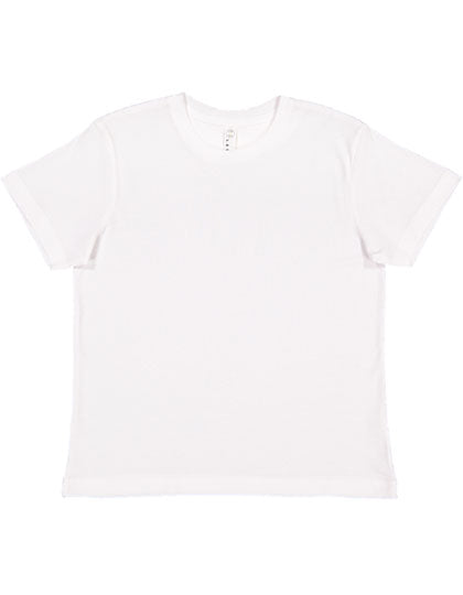 Youth Fine Jersey T-Shirt in White, Größe XL (146-152cm)