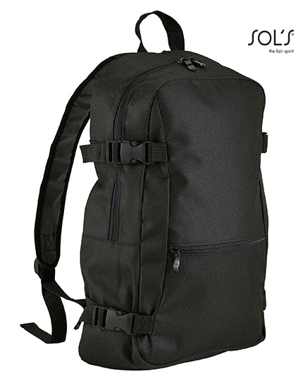 Backpack Wall Street in Black, Größe 12,5 x 29 x 45 cm