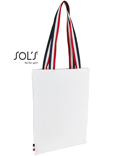 Shopping Bag Etoile in White, Größe 37 x 42 cm