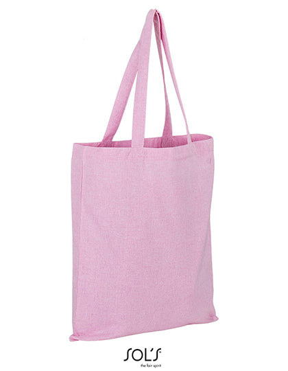 Awake Recycled Shopping Bag in Heather Pink, Größe 38 x 42 cm