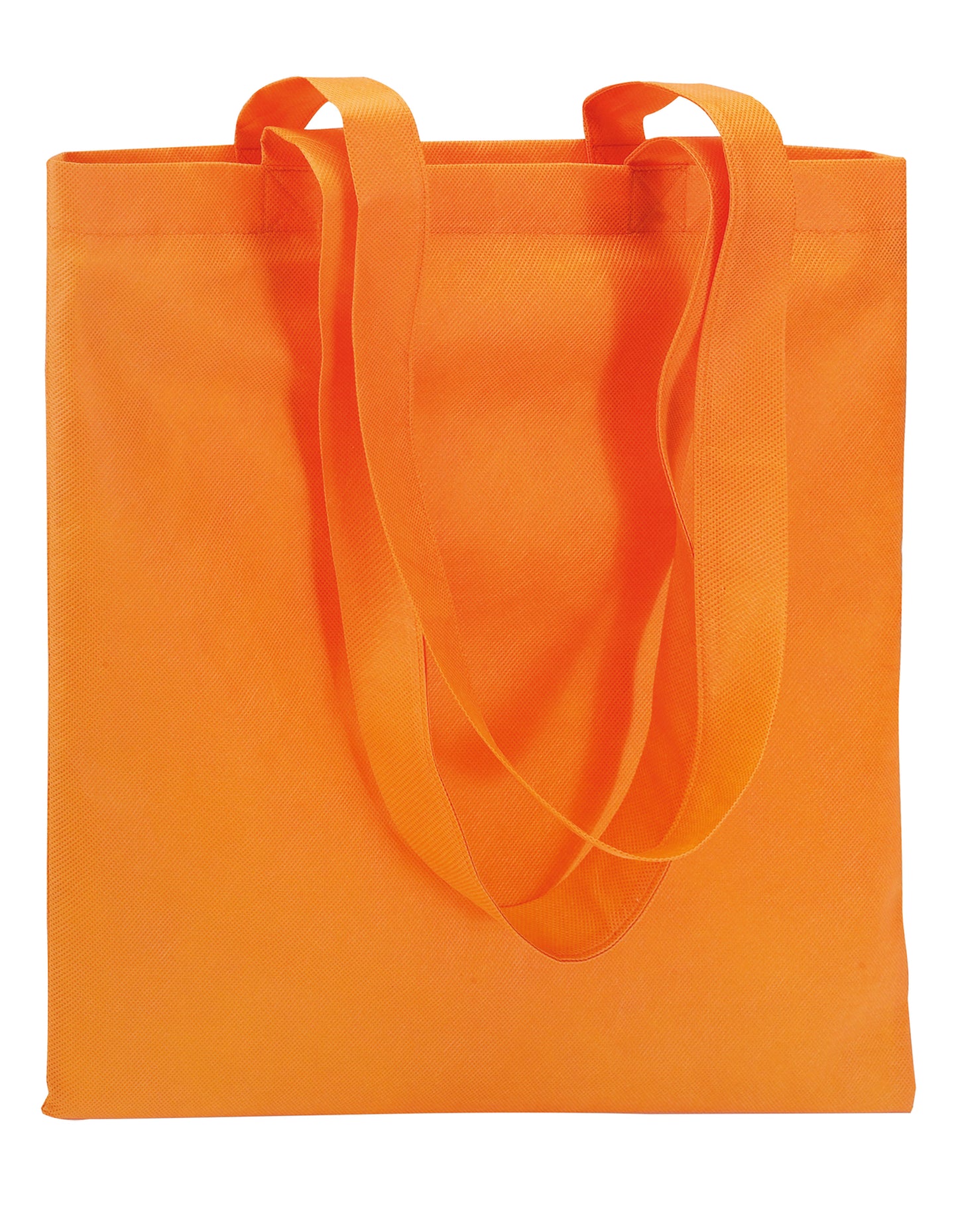 Non-Woven Shopping Bag Austin in Medium Orange, Größe 40 x 40 cm