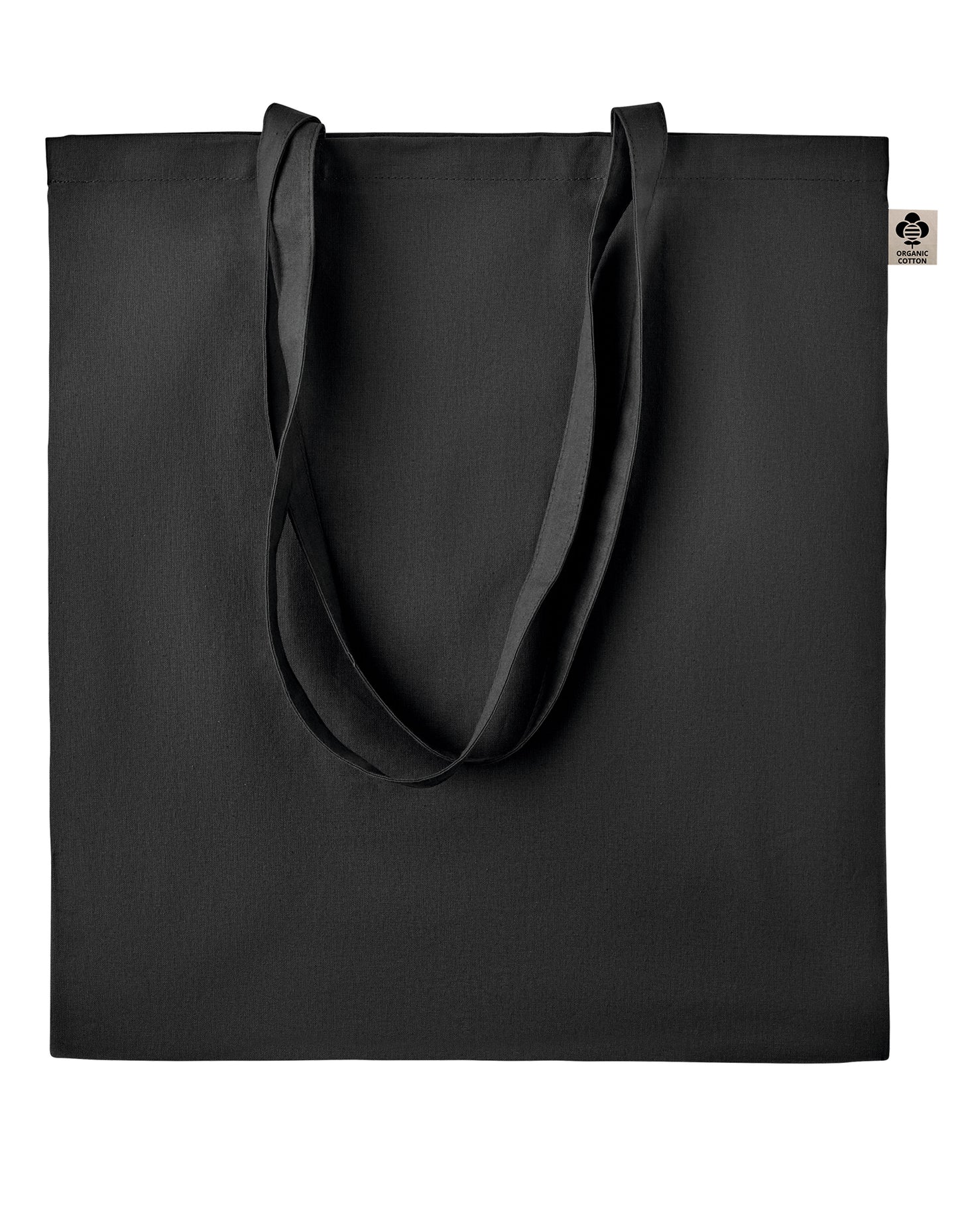 Shopping Bag Stockholm in Black, Größe 38 x 42 cm