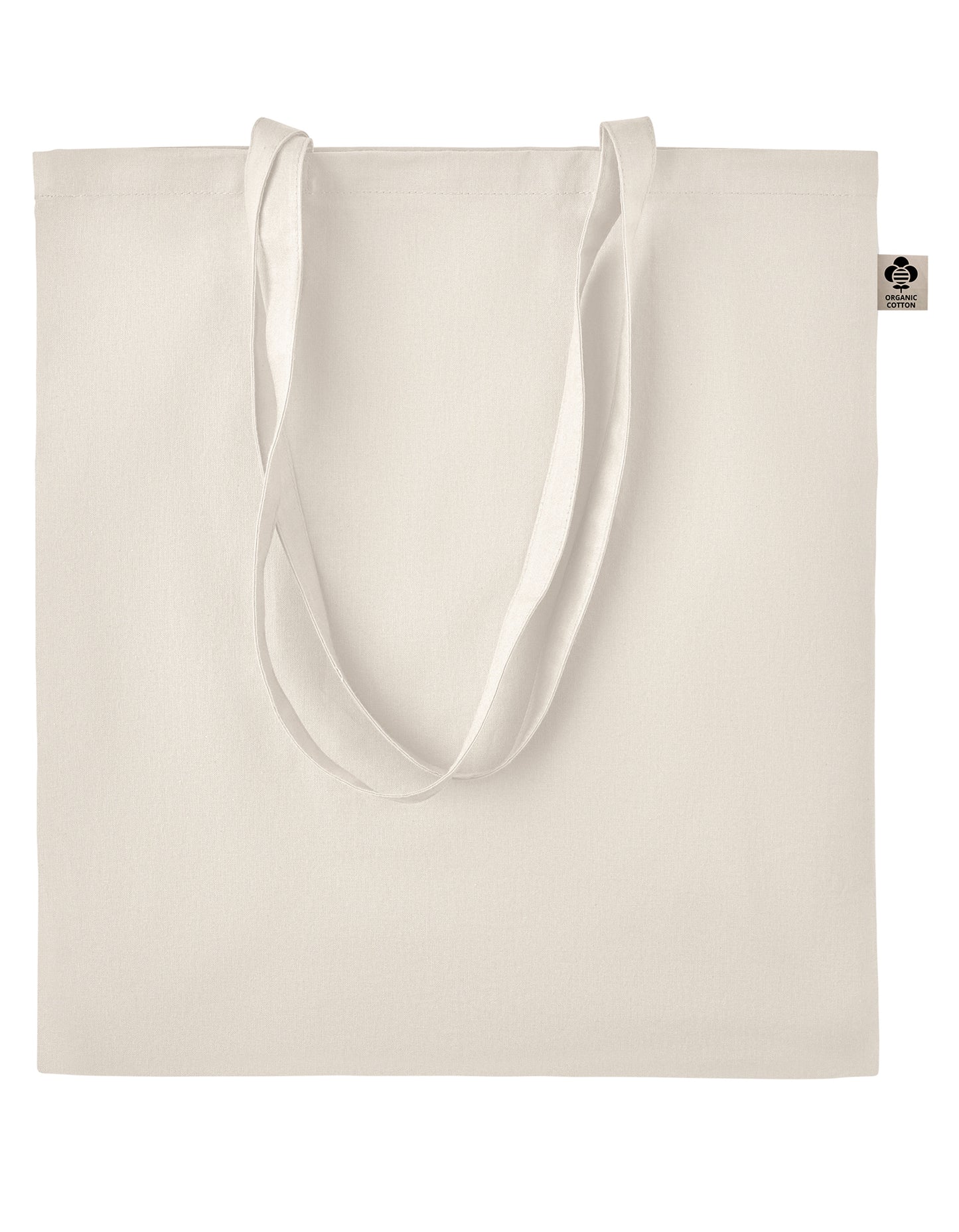 Shopping Bag Stockholm in Natural, Größe 38 x 42 cm