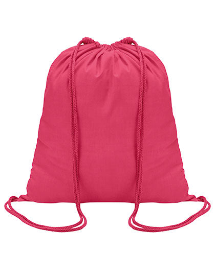 Drawstring Backpack Genova in Dark Pink, Größe 37 x 41 cm