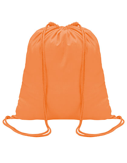 Drawstring Backpack Genova in Light Orange, Größe 37 x 41 cm