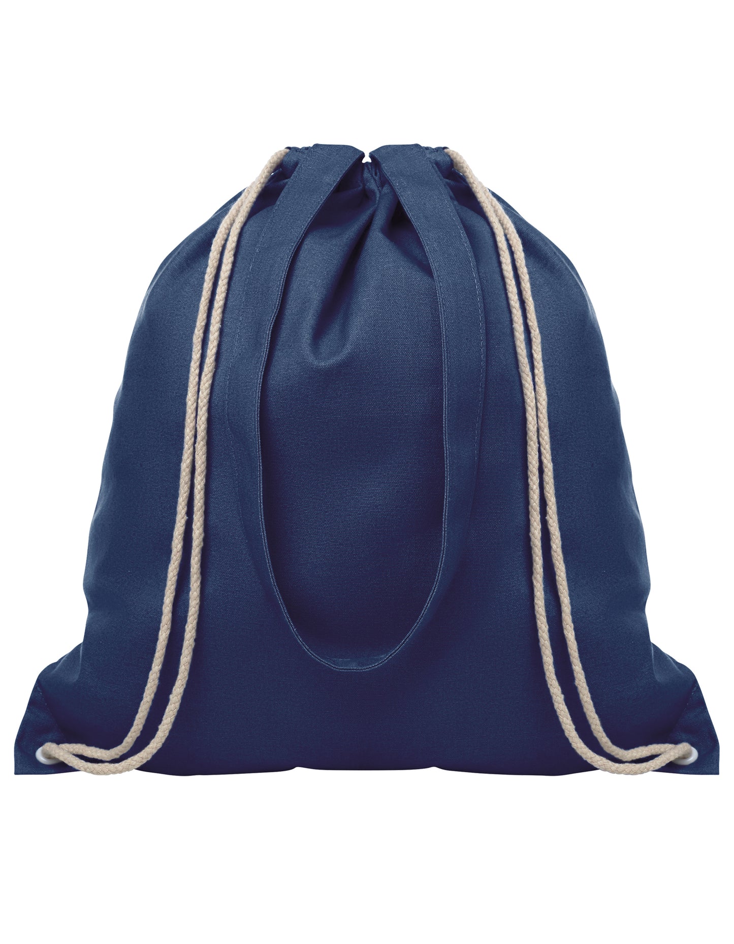 Drawstring Backpack With Handles Oslo in French Navy, Größe 38 x 42 cm