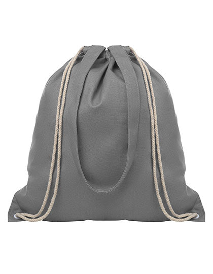 Drawstring Backpack With Handles Oslo in Graphite, Größe 38 x 42 cm