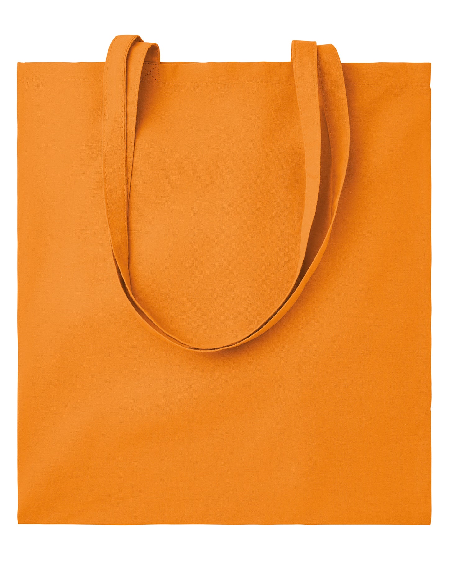 Shopping Bag Ibiza in Medium Orange, Größe 38 x 42 cm