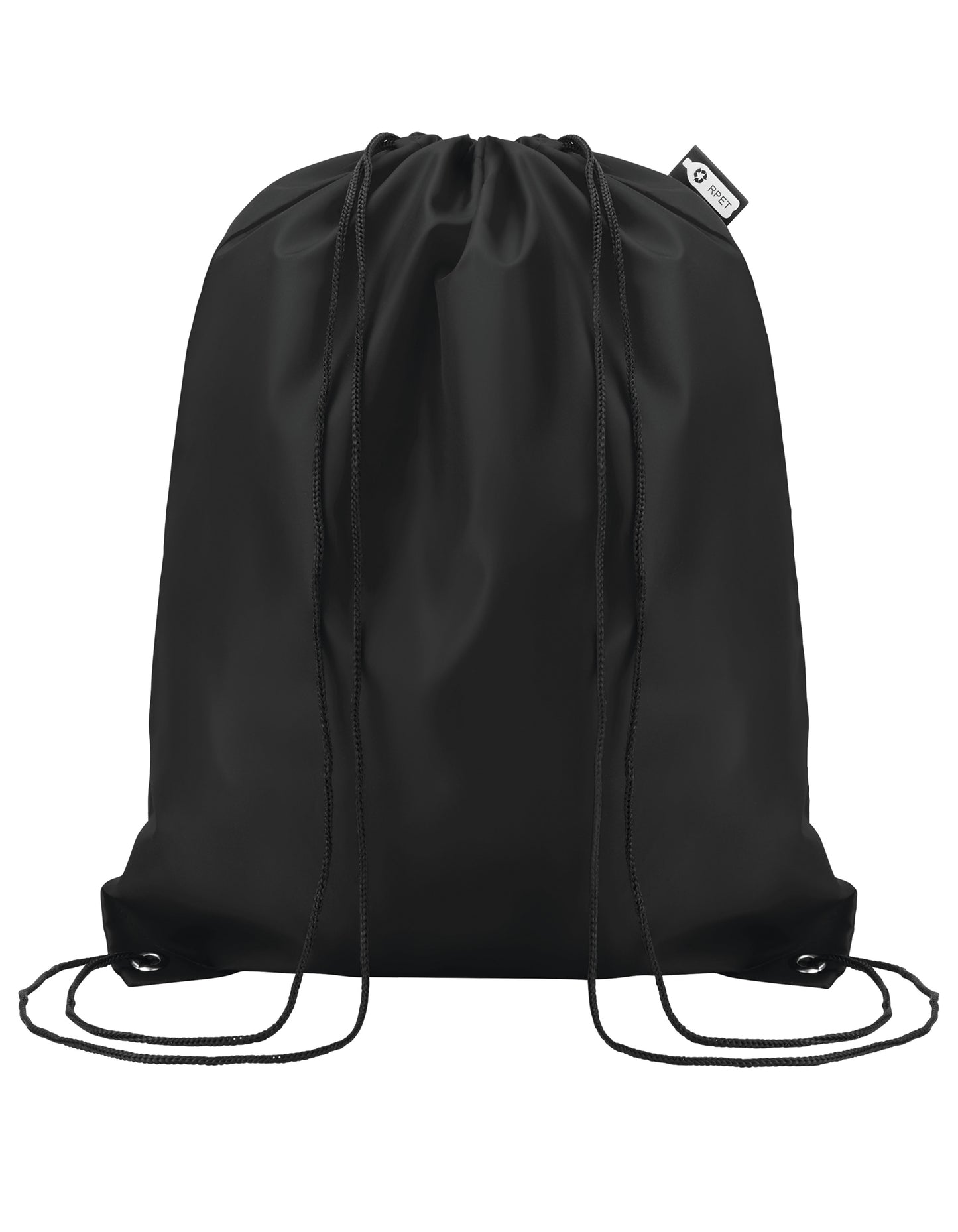 Drawstring Backpack Conscious in Black, Größe 36 x 40 cm