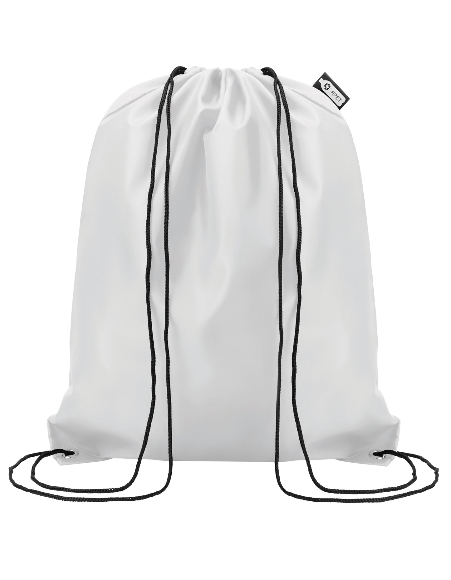 Drawstring Backpack Conscious in White, Größe 36 x 40 cm