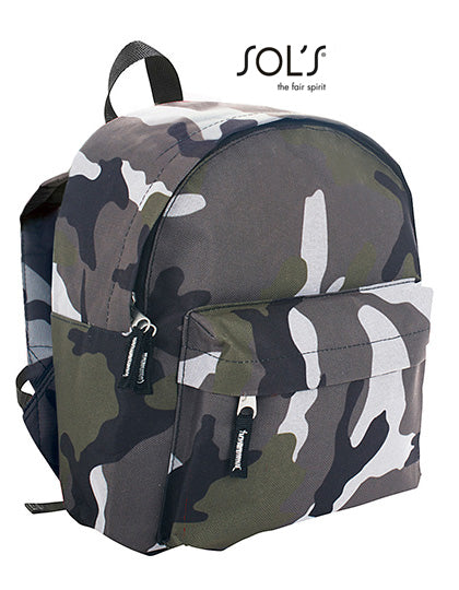 Kids´ Backpack Rider in Camo, Größe 12 x 25 x 30 cm