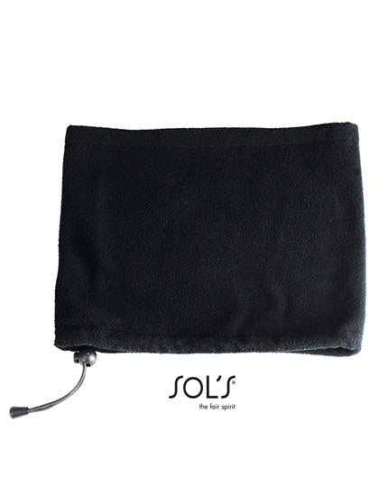 Fleece Neck/Head Warmer Blizzard in Black, Größe 25 x 23 cm