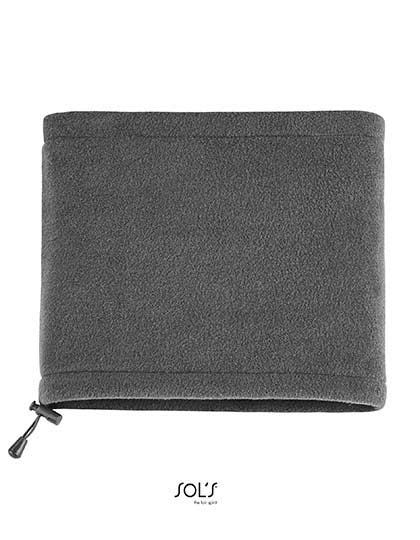 Fleece Neck/Head Warmer Blizzard in Charcoal Grey (Solid), Größe 25 x 23 cm