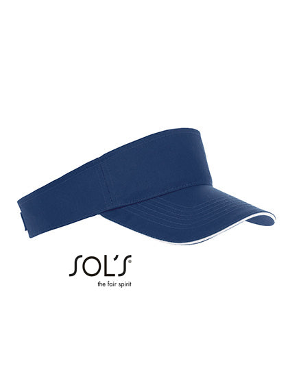 Unisex Visor Ace in French Navy, Größe One Size