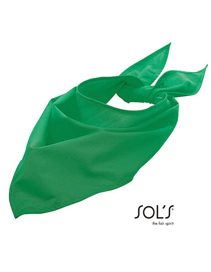 Bandana in Kelly Green, Größe 62 x 62 x 80 cm