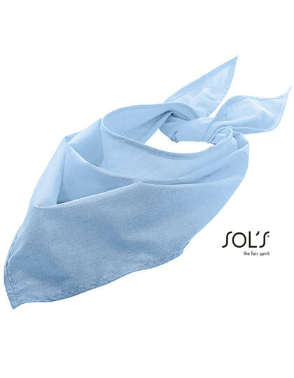Bandana in Sky Blue, Größe 62 x 62 x 80 cm