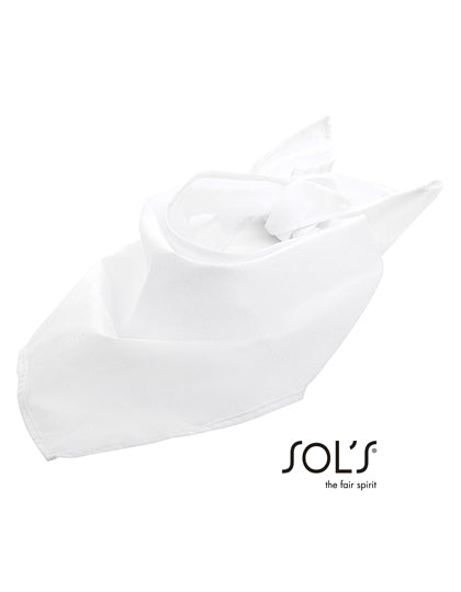 Bandana in White, Größe 62 x 62 x 80 cm