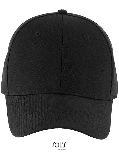 Six Panel Cap Blaze in Black, Größe One Size