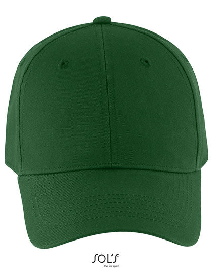 Six Panel Cap Blaze in Bottle Green, Größe One Size