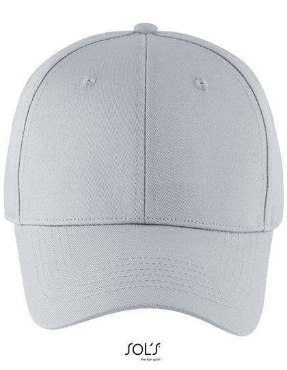 Six Panel Cap Blaze in Pure Grey, Größe One Size