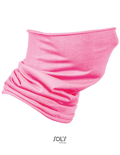 Multifunctional Neck Warmer Bolt in Neon Pink, Größe 25 x 50 cm