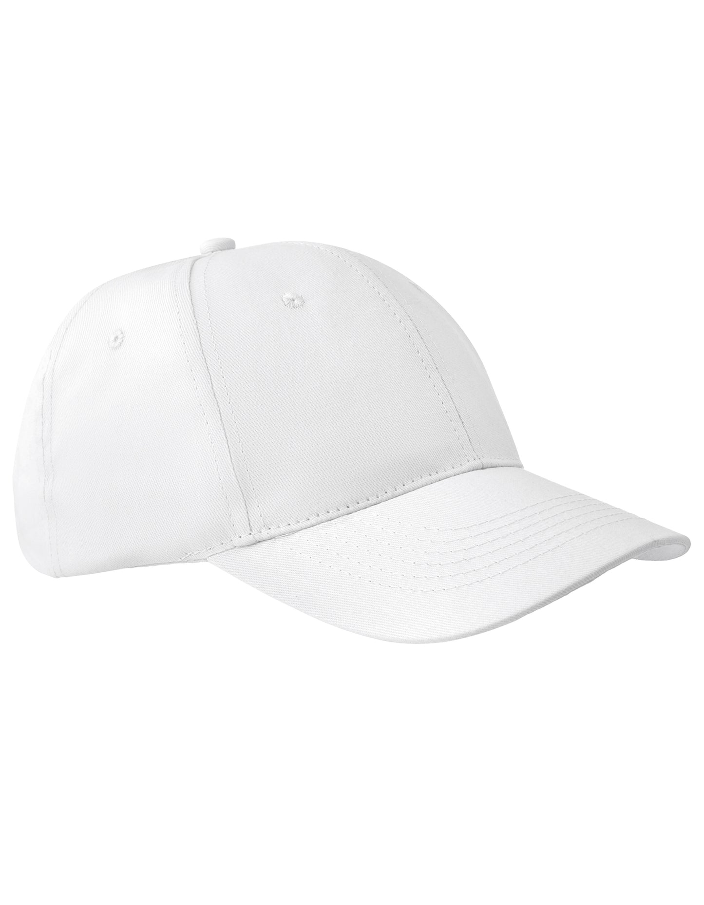 6-Panel Cap Apollo in White, Größe One Size