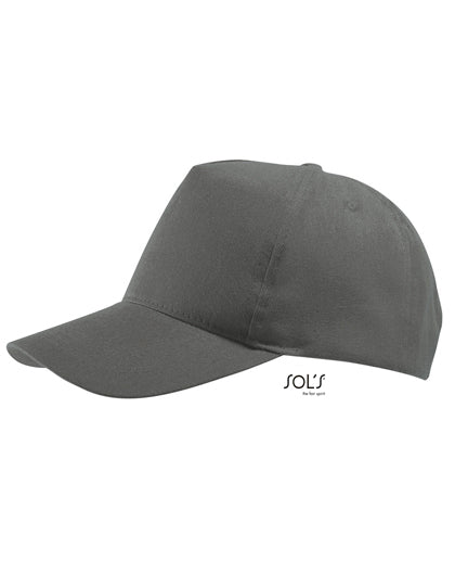 Five Panel Cap Buzz in Dark Grey (Solid), Größe One Size