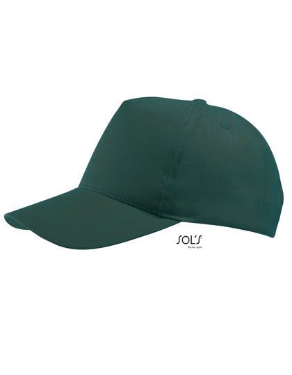 Five Panel Cap Buzz in Forest Green, Größe One Size