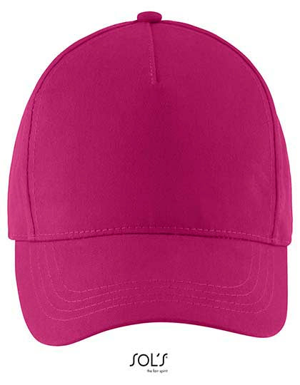Five Panel Cap Buzz in Fuchsia, Größe One Size