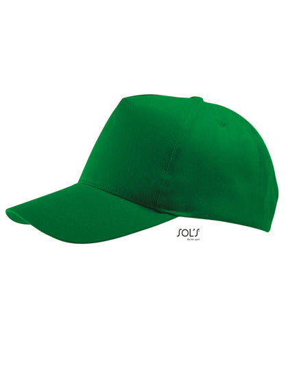 Five Panel Cap Buzz in Kelly Green, Größe One Size