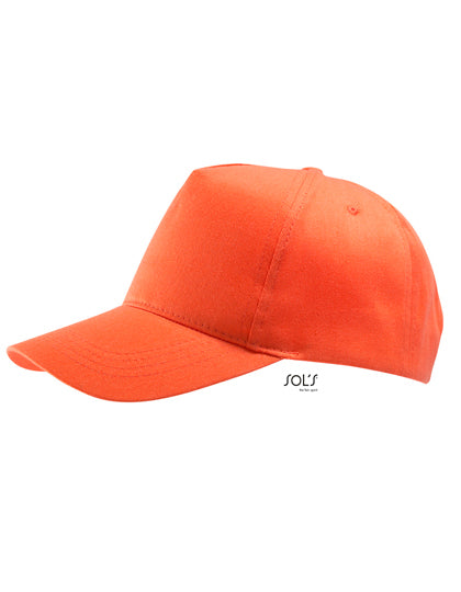 Five Panel Cap Buzz in Orange, Größe One Size