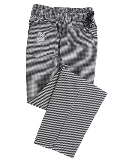 Professional Trousers in Black Check, Größe 5XL
