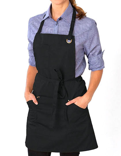 Utility Apron in Black, Größe 91 x 71 cm