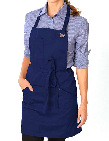 Utility Apron in Navy, Größe 91 x 71 cm