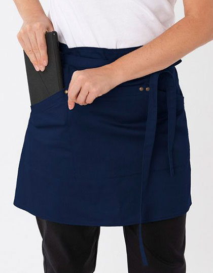 Utility Waist Apron in Navy, Größe 91 x 45 cm