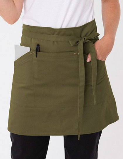 Utility Waist Apron in Olive, Größe 91 x 45 cm