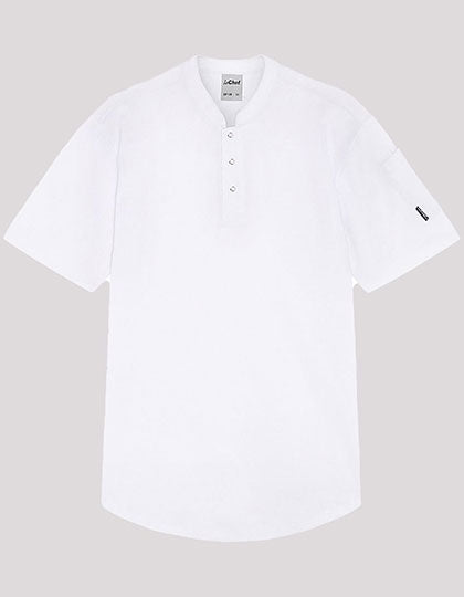 Pique Chef Shirt in White, Größe 4XL