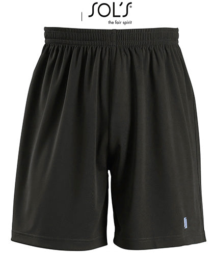 Basic Shorts San Siro 2 in Black, Größe XXL