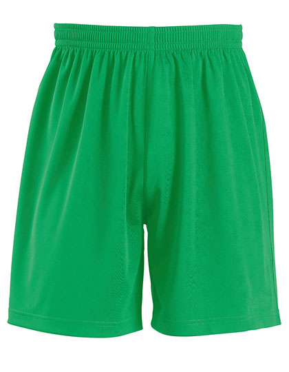 Kids´ Basic Shorts San Siro 2 in Bright Green, Größe 12 years (152)