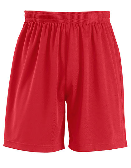 Kids´ Basic Shorts San Siro 2 in Red, Größe 12 years (152)