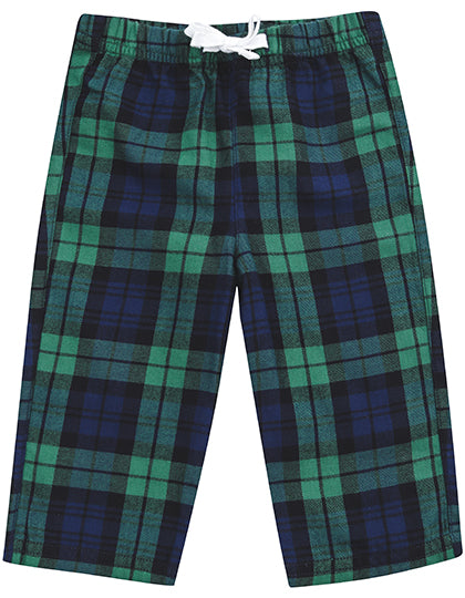 Baby Tartan Trousers in Navy-Green Check, Größe 3-4 years