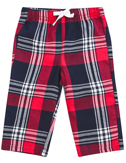 Baby Tartan Trousers in Red-Navy Check, Größe 3-4 years