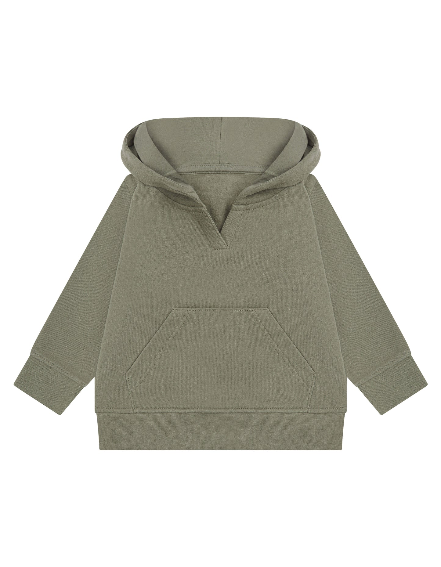 Kids´ Sustainable Hoodie in Khaki, Größe 5-6 years